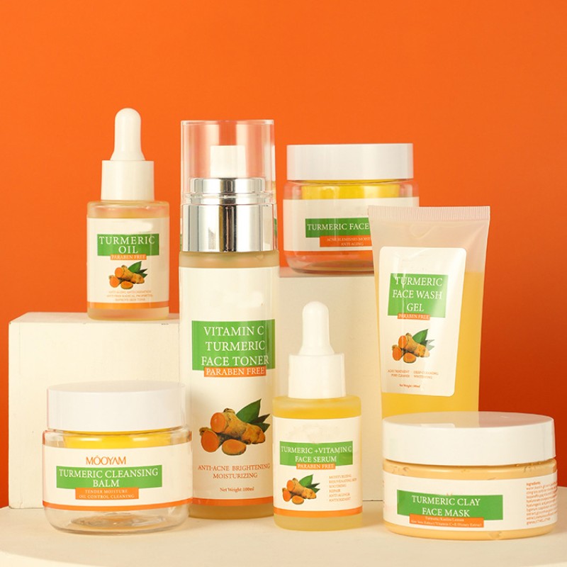 Turmeric Skincare Set Factory - Body Face Beauty Products Private