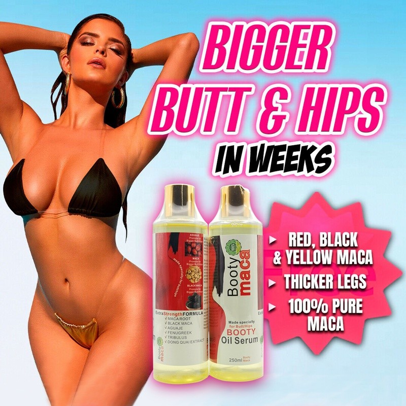 Maca Curve Oil Manufacturer - Private Label Sexy Hips Buttock