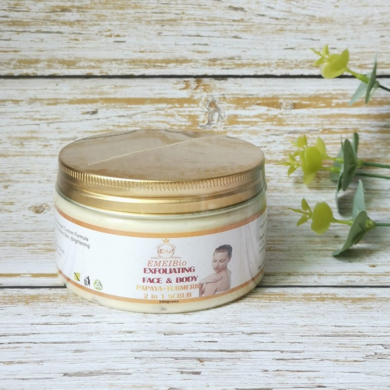 Papaya Scrub Supplier - Daily Exfoliating Lemon Kojic Acid