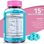 Biotin Gummy Supplier - High Quality Halal Blueberry Multivitamin