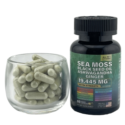 Sea Moss Supplement Supplier - Black Seed Oil Ashwagandha Ginger Formula