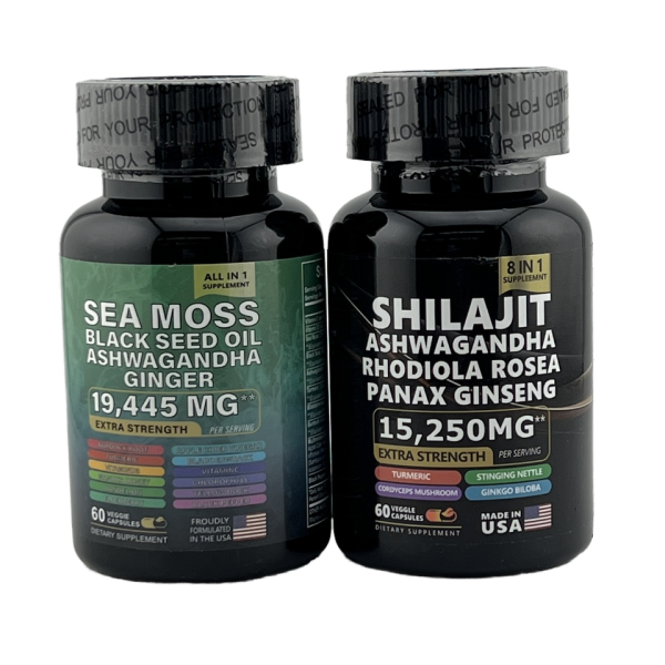 Herbal Supplement Supplier - Sea Moss Black Seed Ashwagandha Ginger Formula
