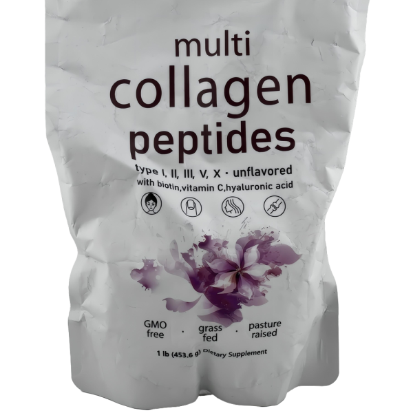 Collagen Peptides Factory - Multi Type I II III V X Unflavored with Biotin