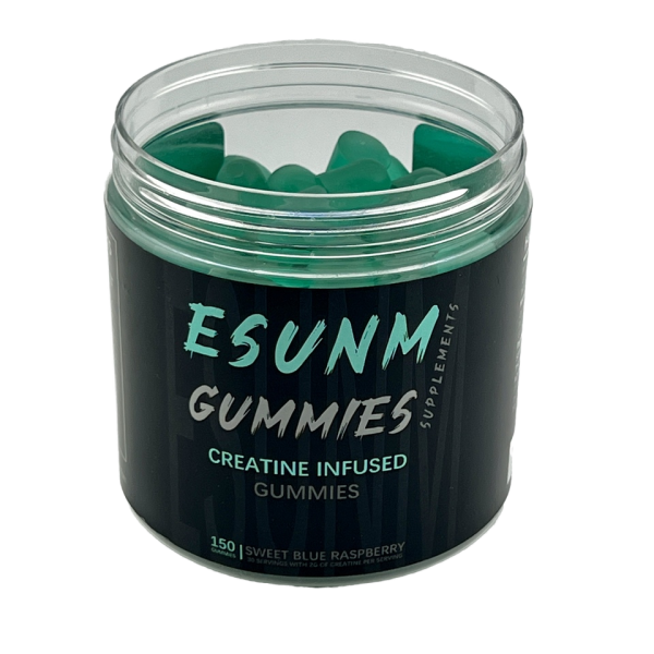Creatine Gummies Factory - Esunm Sweet Blue Raspberry 150 Grains Infused