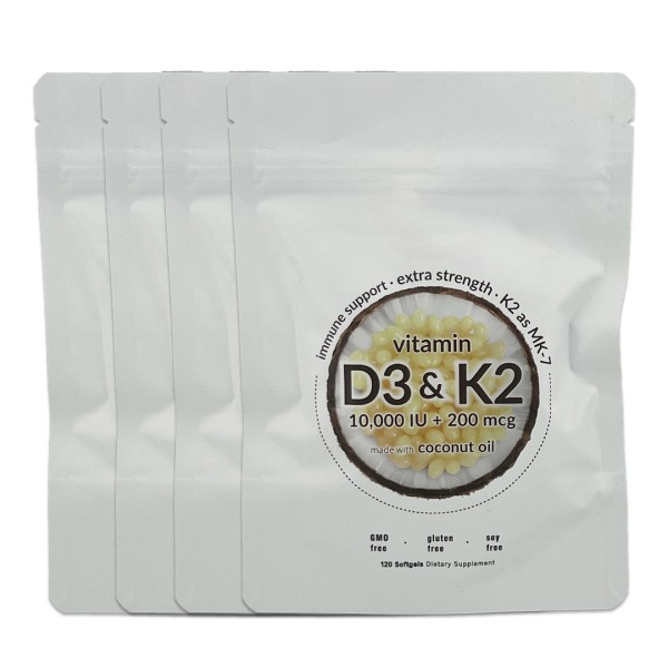 Vitamin D3 Softgels Manufacturer - Immune Support 10000 IU Coconut Oil 120