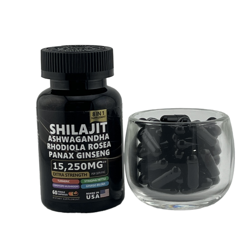 Herbal Capsules Factory - Shilajit Ashwagandha Rhodiola Panax Ginseng