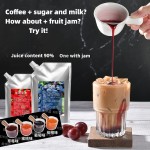 China Manufacture Real Fruit Taste Fruit Jam Milk Tea Raw Material