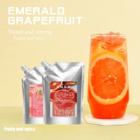 China Manufacture Real Fruit Taste Fruit Jam Milk Tea Raw Material