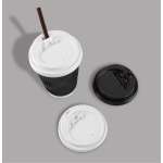 Disposable Plastic Cup Lid Plastic Lid Suitable for 95mm PP Coffee Lid