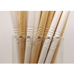 Food Grade  Mulit Color Flexible Bendable Paper Straws Eco-Friendly Disposable   Bendy Paper Straw