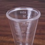 Food Grade PC Double-ended Measuring Cup, Milk Tea Shop Tools 10-20 CC, 20-40 CC Wine Measuring Utensil with Scale