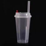 Disposable  Caliber Milk Tea Injection Molded Lid Disposable Coffee Juice Cup PP Lid Cover