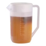 Water Pitcher With Lid Drink Picher With Lid or Wooden Lid for Juice Bubble Tea Summer Drinkware Kitchen Stuff Home Kitchen Item