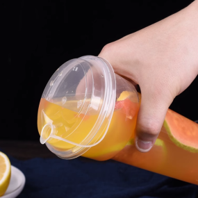 90mm Diameter PP Disposable Injection Conjoined Lid