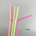 Factory Direct Wholesale Bendable Assorted Straws Colorful Disposable Drinking Straws Perfect for Parties