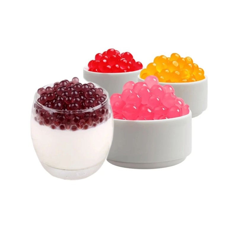 Milk Tea  Fruit Flavor Popping Ball Boba Pearls 1.3kg Popping Boba Pearls  for Topping Bubble Tea or Milk Tea Ingredients