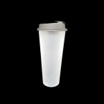 Leakproof 90 mm Plastic Injection Lid Plastic Cap for Milk Tea Cup Lid Coffee Cup Lid