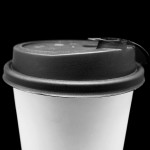 White Leak Proof Hard PP Disposable Plastic Conjoined Lid