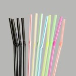 Factory Direct Wholesale Bendable Assorted Straws Colorful Disposable Drinking Straws Perfect for Parties