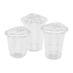 Disposable PET Plastic Sip Lid
