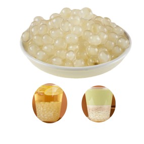 Popping Boba Milktea Supplies Bubble Tea Ingredients 1kg  Tapioca Pearl Crystal Material for Milk Tea Water-Chestnut  Popping Bo