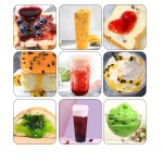 BubbleTea Ingredients Fruit Candy Jam for Milk Tea Smoothie Bread Fresh Strawberry Juice  3KG Strawberry Fruit Jam With Pulp