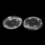 89mm 95mm 98mm Food Grade Disposable Flat Lid  Clear Plastic Cup Lid for Cup
