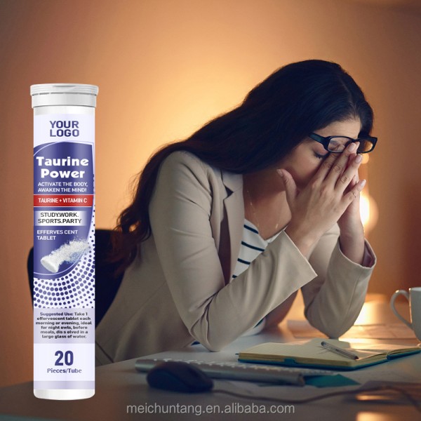 Taurine Tablets Supplier - OEM ODM 100mg with Vitamin C
