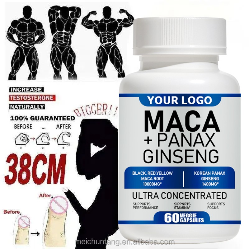 Maca Ginseng Capsules Supplier - Powerful Adult Tonic Energy Support