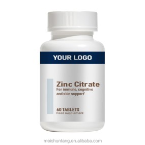 Zinc Citrate Tablets Factory - 60 Tablets Immune Function Enzyme