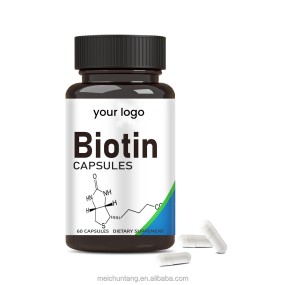 Biotin Capsules Supplier - Private Label 60-Capsule Vegan 5000 Mcg
