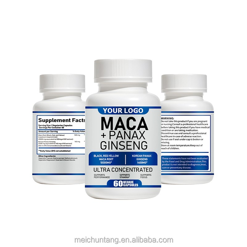 Sexmax Capsules Factory - Private Label Maca Ashwagandha Extract
