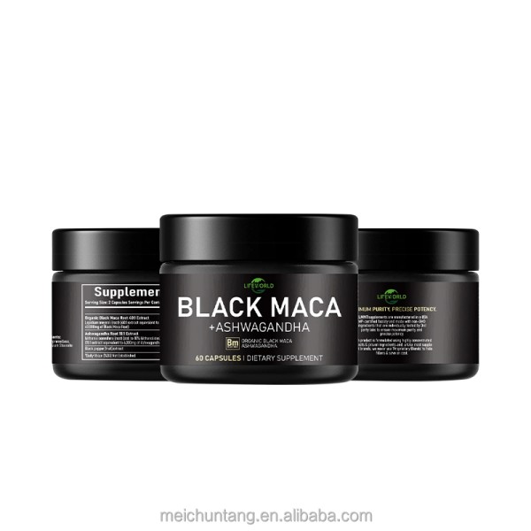 Black Maca Capsules Manufacturer - Private Label Male Health BioPerine