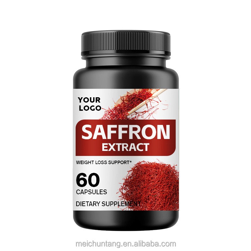 Saffron Capsules Factory - Herbal Supplements 95% Crocin Extract