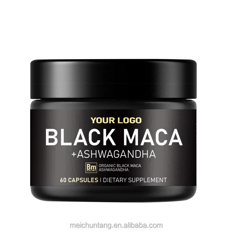 Maca Ginseng Capsules Manufacturer - 8050mg Black Maca Energy Support