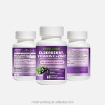 Elderberry Capsules Factory - OEM 500mg Immune System Antioxidant