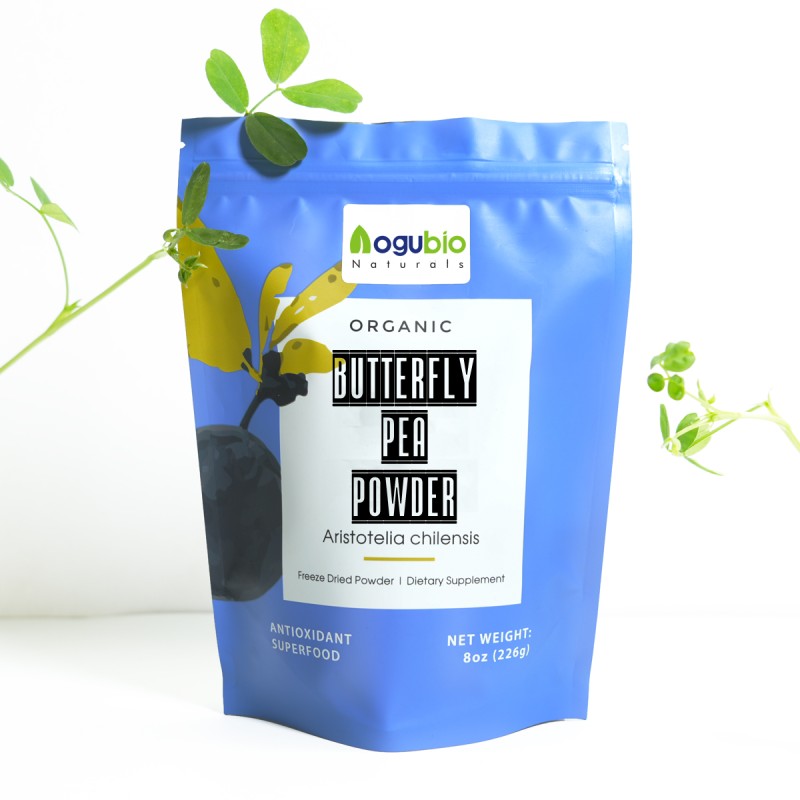 Butterfly Pea Powder Manufacturer - Natural Dyes Organic 50g-8oz Bags