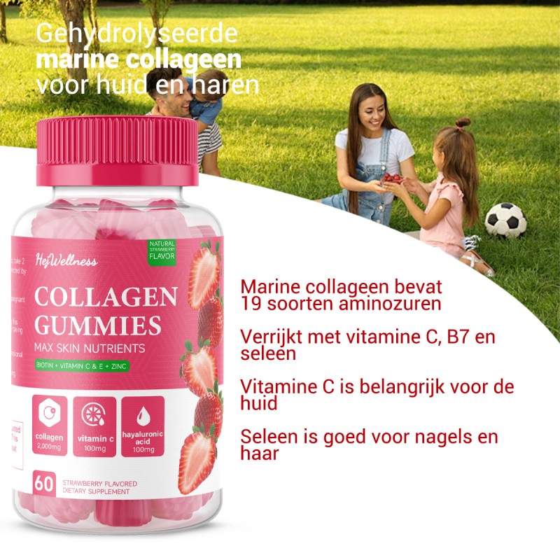 Collagen Gummies Manufacturer - Wholesale Hair Skin Nail Growth