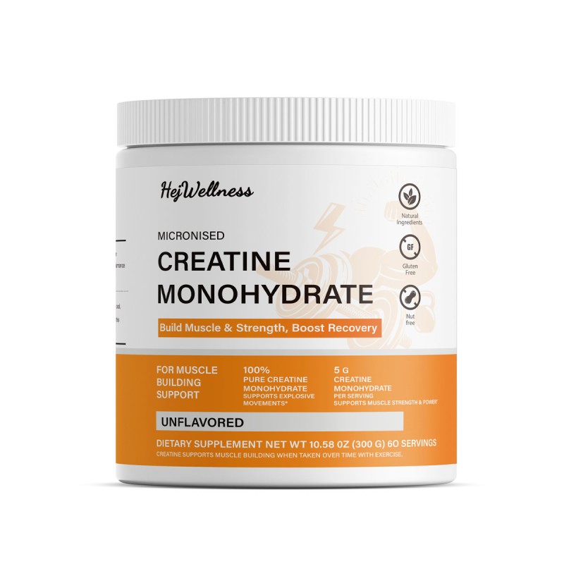 Creatine Monohydrate Powder Factory - OEM Private Label 300g Mesh