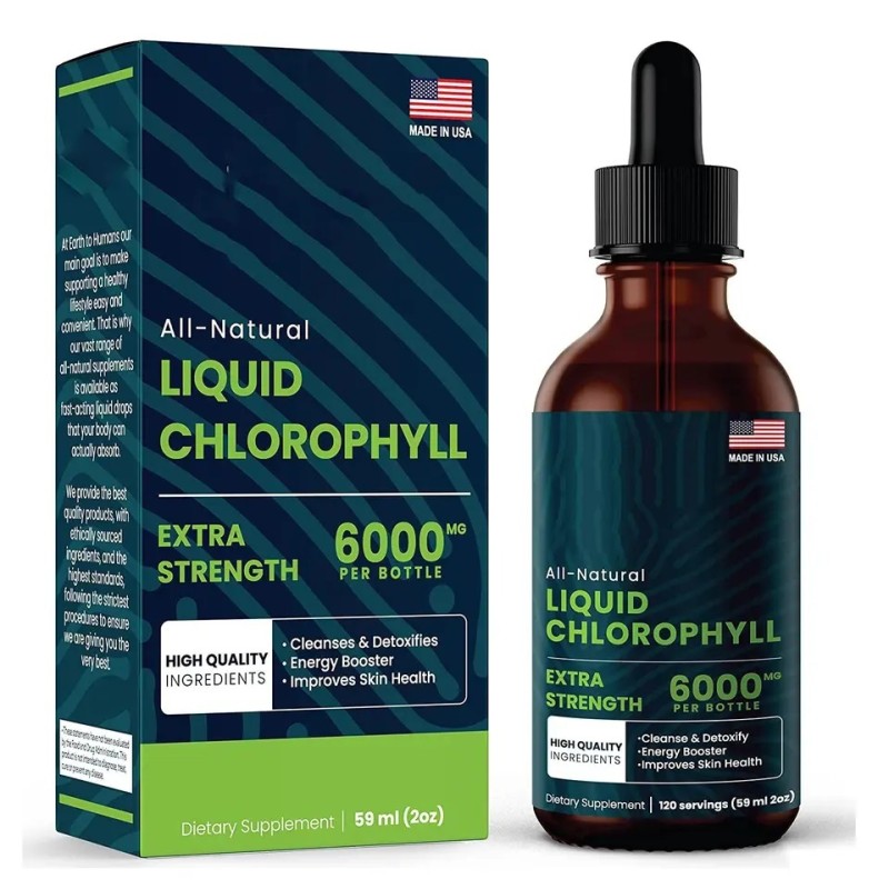 Chlorophyll Liquid Supplier - Customized Adult Vitamins Energy Boost