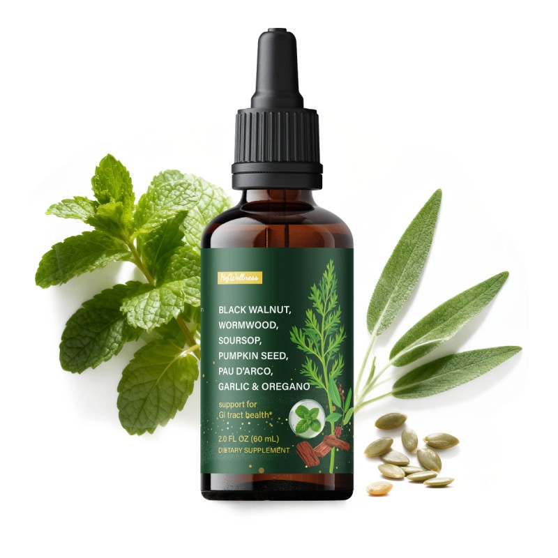 Herbal Drops Manufacturer - Black Walnut Wormwood Detox Cleanse