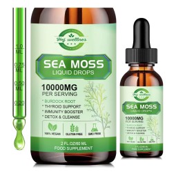 Sea Moss Drops Supplier - Vegan Organic Irish Moss Burdock