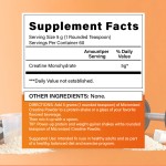 Creatine Monohydrate Powder Factory - OEM Private Label 300g Mesh