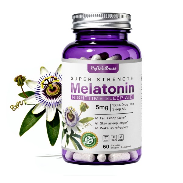 Melatonin Capsules Manufacturer - Hot Selling 60 Capsules Herbal