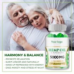 Hemp Seed Oil Capsules Supplier - OEM Hot Sale Natural Organic