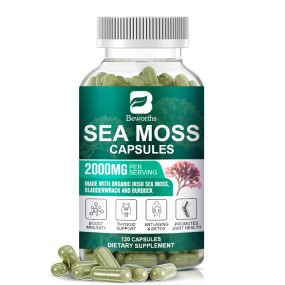 Sea Moss Capsule Factory - OEM Joint Skin Health Private Label