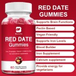 Red Date Gummies Factory - OEM Iron Calcium Women's Supplement