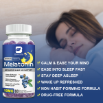 Melatonin Gummies Supplier - OEM Sleep Aid Blueberry Flavor