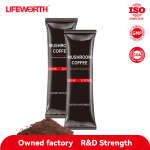 LIFEWORTH OEM Premium Organic Mushroom Blend Coffee Powder for Enhanced Energy