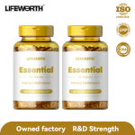 LIFEWORTH Promotes Heart Brain Health Prenatal Essential DHA Vitamins Folate Capsules Supplement for Women